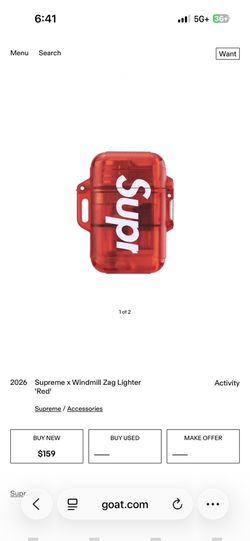 Supreme Windmill Zag Lighter