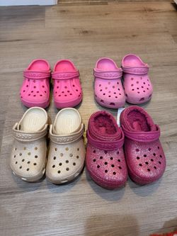 Girls Crocs - 4 Pairs - Size 10