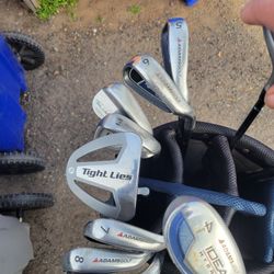 Adams Golf Clubs, COMPLETE set w/ Bag