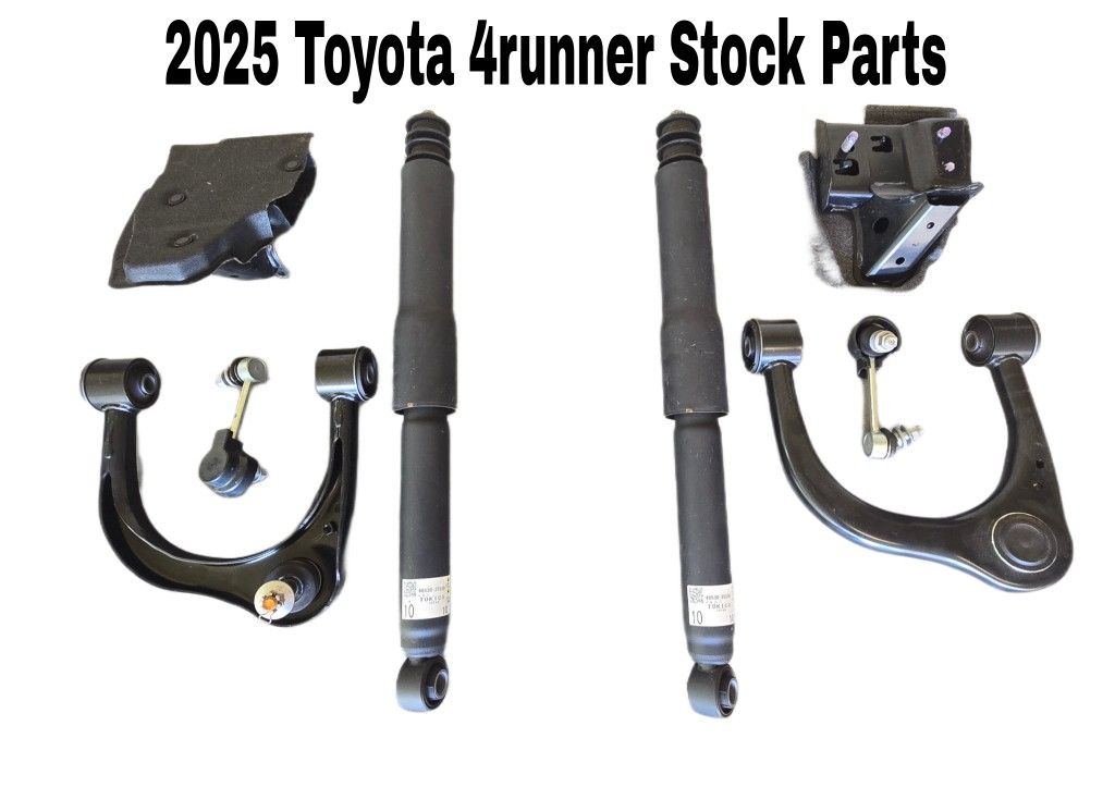 2025 TOYOTA 4RUNNER Suspension Upgrade - Ready to Install! Stock parts.