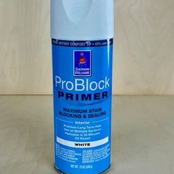 Stain Blocker Primer Cans - White - 6 Cans 