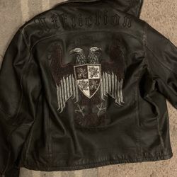 Rare limited edition Affliction leather jacket