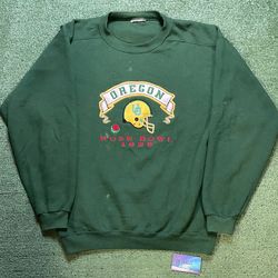 Vintage 1990s University of Oregon rose bowl crewneck