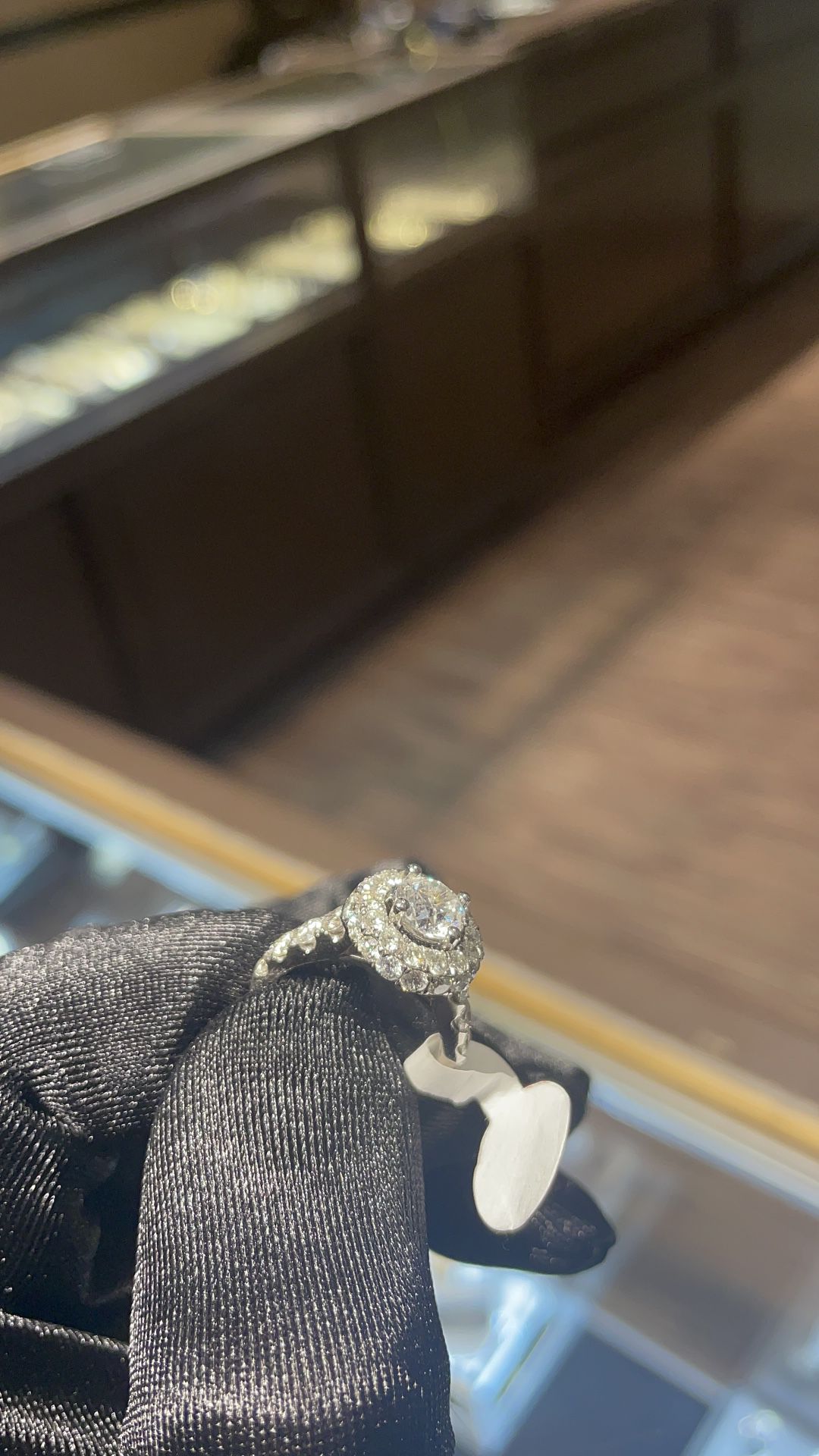 Halo Cut Diamond Ring