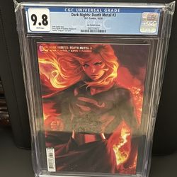 Dark Nights:Death Metal #3 Artgerm Variant Cover CGC 9.8