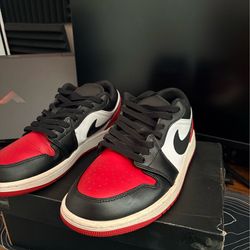 Jordan 1’s Low Bred Toe