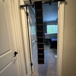 10 Shelves Hanging Shoes Organizer Holder for Closet, Brown. Never used. 