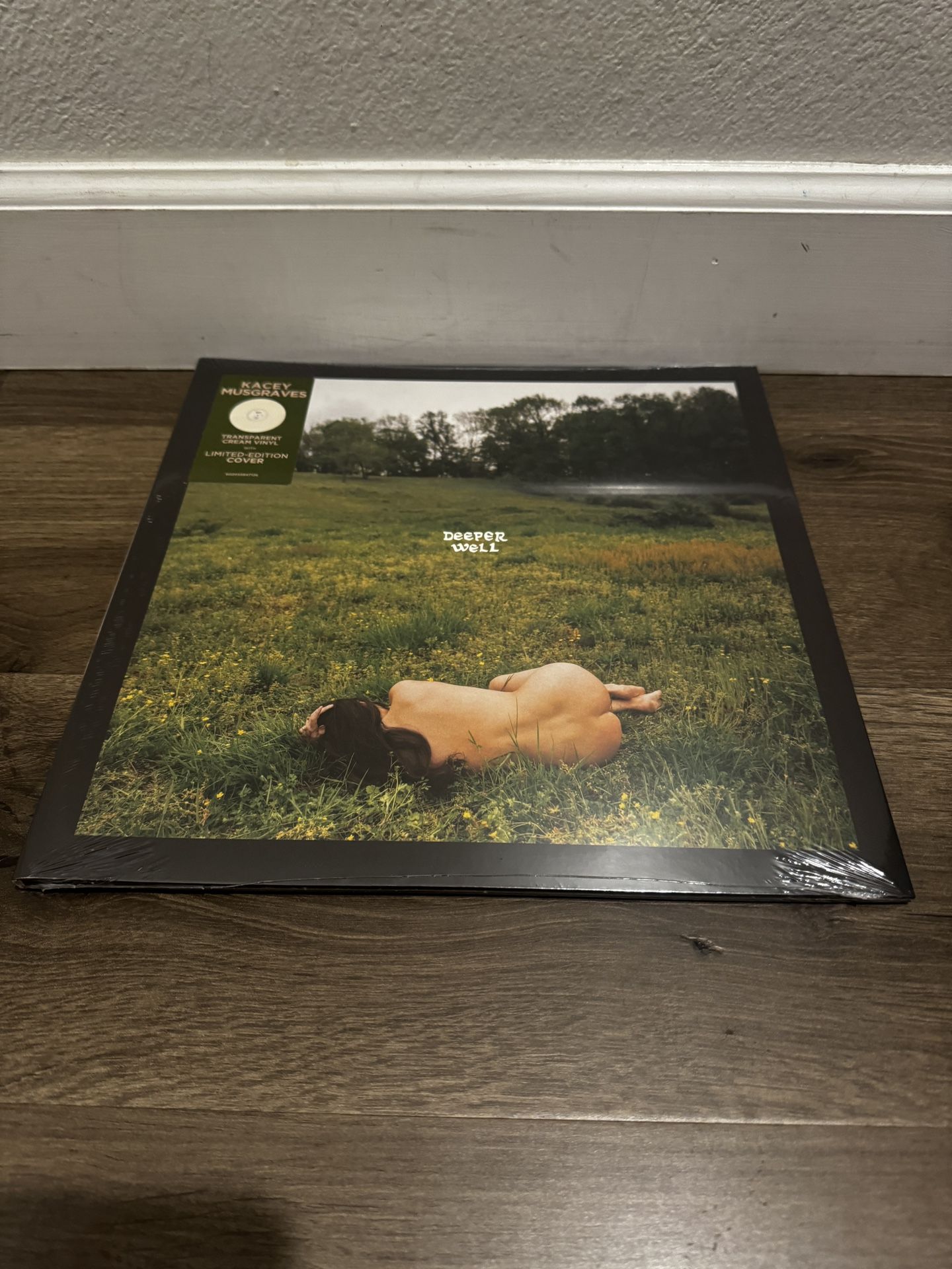 Kacey Musgraves - Deeper Well Transparent Cream Vinyl LP - Nude Cover IN HAND