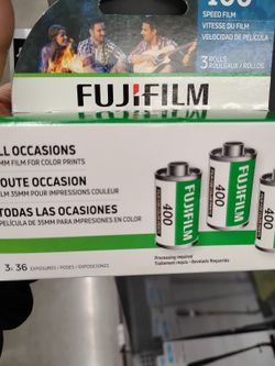 Fuji Film 400, (3 Pack)