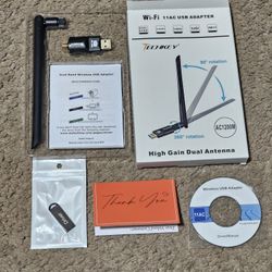 Wi-Fi 11AC USB ADAPTER DUAL BAND