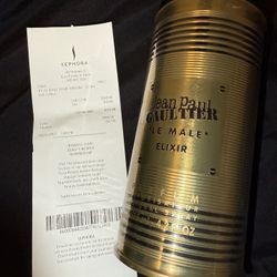 Jean Paul Gaultier Le Male ELIXIR Eau de PARFUM 4.2oz/125ml Spray NEW & SEALED