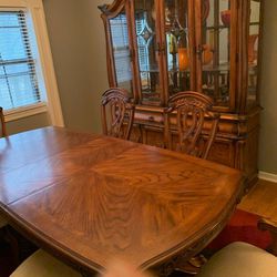 Dining Room Table And China Cabinet 