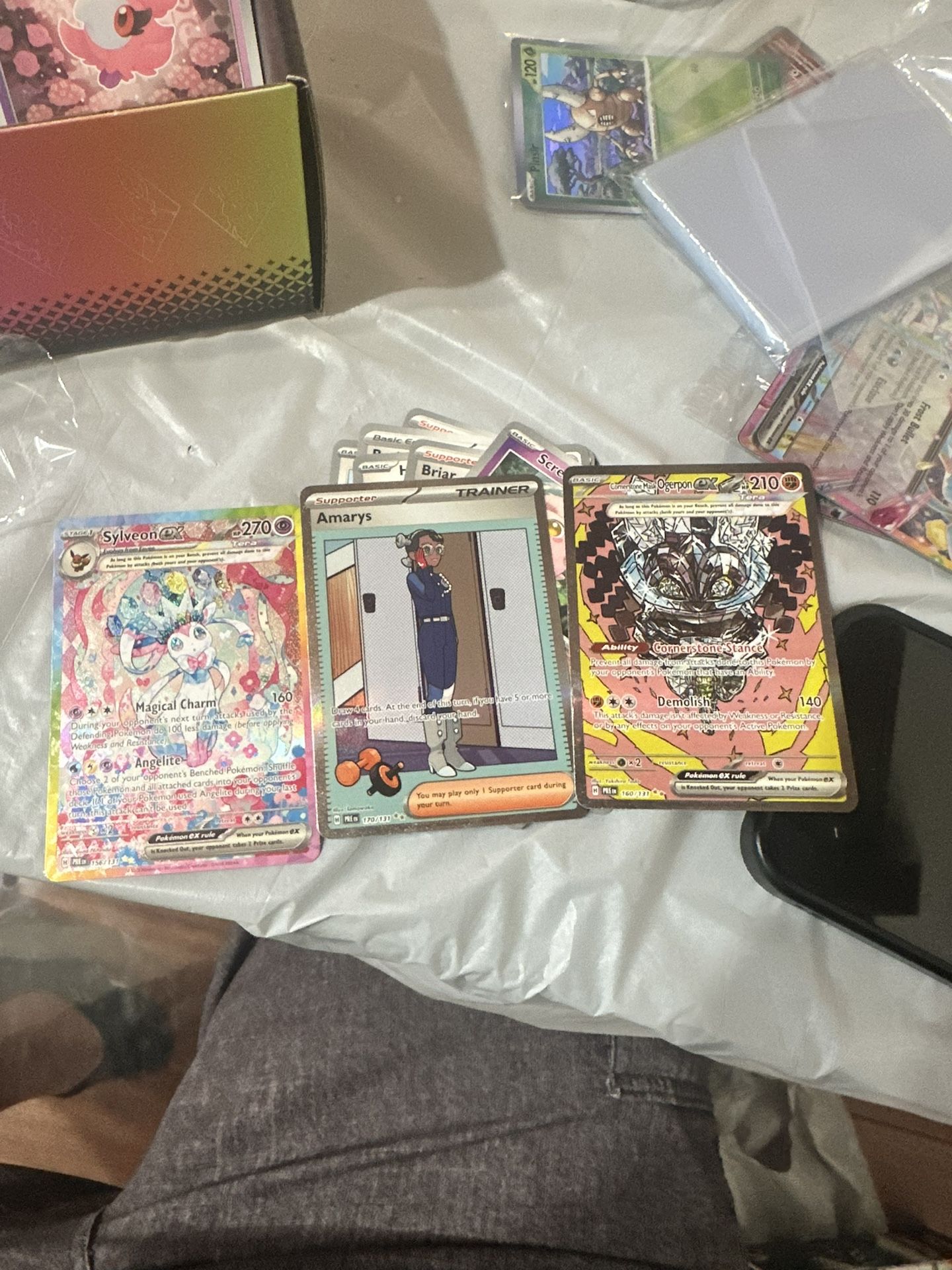Pokemon Sylveon Ex 156/131 Scarlet & Violet Prismatic Evolutions