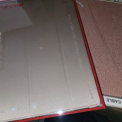 Ipad pro 12.9 gen2 BUNDLE wireless keyboard case+protective flip bookcase cover