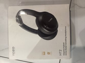 TOZO HT2 Hybrid Active Noise Cancelling Bluetooth Headphones Over-Ear Deep Bass