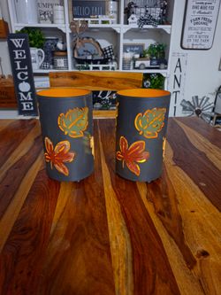 Fall Candle Holders