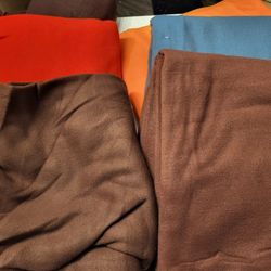 Red Brown Orange Green Fleece