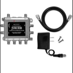 Antennas Direct ClearStream JUICE8 Distribution Amplifier, Output to 8 Televisions, CATV Systems, 4K
