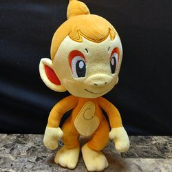 Pokémon Chimchar Plush 8" Orange 2020 Jazwares Nintendo Gamefreak Stuffed Animal