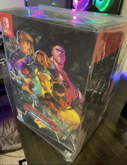 limited run games streets of rage 4 lrg collector's edition Switch Ps4 PlayStation 4 limited edition with statue Gift