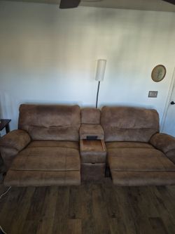 Sectional Sofa with 2 Center Consoles