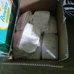 3 New Boxes Nb Pampers Swaddler Diapers 