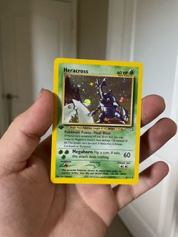 Pokemon Heracross Neo Genesis First Edition Holo