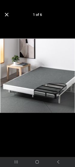 New ZINUS 5 Inch Metal Smart Box Spring, Mattress Foundation, Strong Metal Frame,  Full