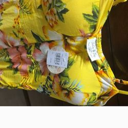 Tropical Floral High Low Dress 