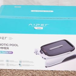 Aiper Surfer M1 Automatic Pool Skimmer Robotic Surface Cleaner with App Control & Solar Powered