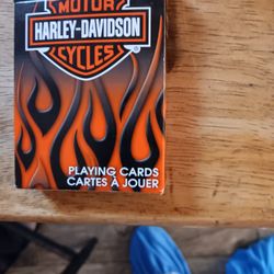 Harley  Davidson playing cards.
