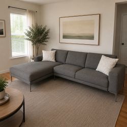 Couch Sectional | High End Gray Sectional