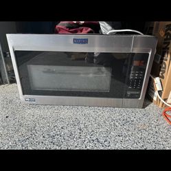Maytag Stainless Steel Microwave – Works Great 🔥