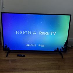TV Insignia™ - 50" Class - LED - 2160p - Smart - 4K UHD TV with HDR Roku TV