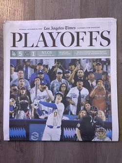 ⚾️ 2025 Dodgers World Series Los Angeles Times Newspaper “Ultimate Unicorn”