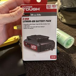 20V 2.0 lithium ion battery pack (x2)