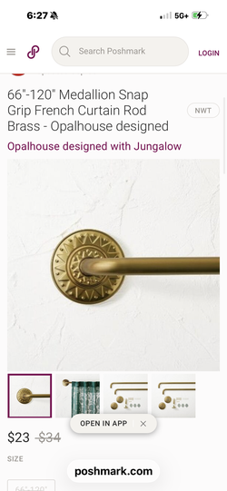 Opalhouse curtain rods