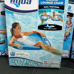 Brand New Aqua Deluxe Lounge Chair Pool Beach Lake