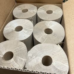 6 Count - 800ft Natural (brown) Paper Hand Rolls 