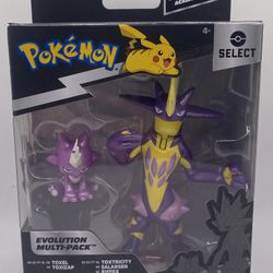 Pokémon Select Evolution Multi-Pack Toxel and Toxtricity Action Figure Set - NEW
