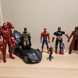 DC/Marvel toys/actions figures $60 for everything or best offer