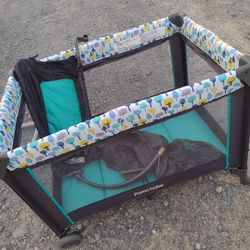 Baby Bed Playpen Changing Table Three In One