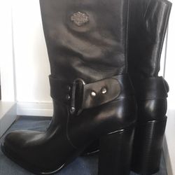 Harley Davidson Womens Leather Boots