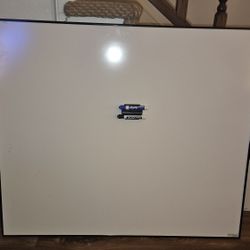 Magnetic,  White Board,  42w X 36h