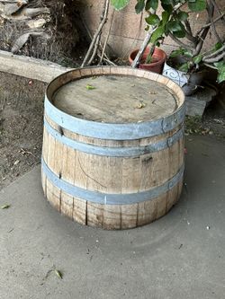 Half Wine Barrel 