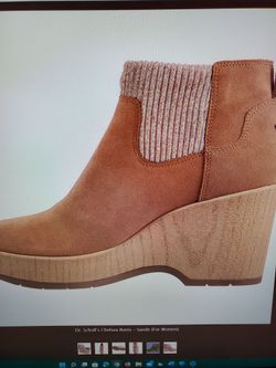 Dr.Scholl's Chelsea Wedge Boots Women's Size 10M