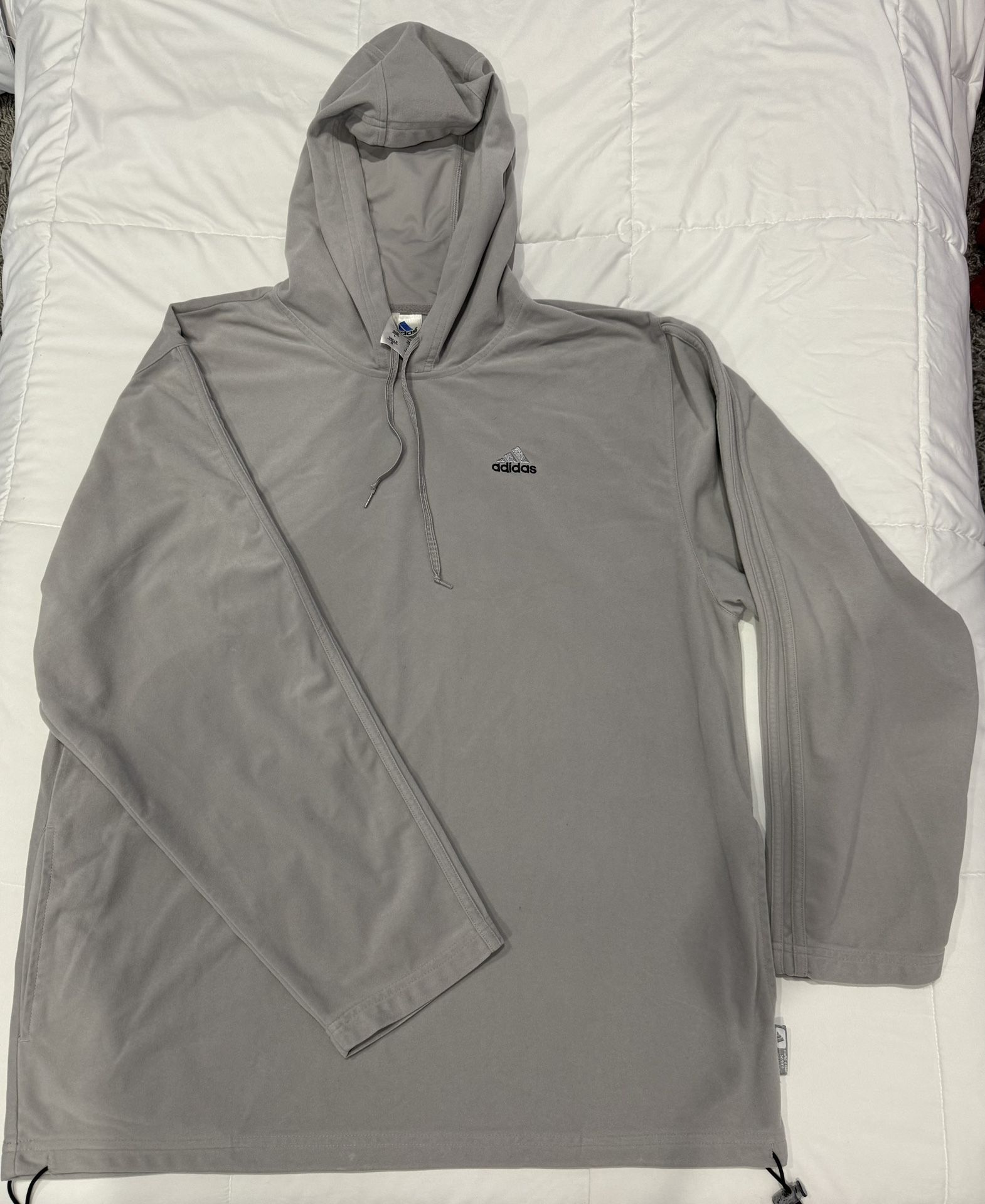 Men’s Adidas Gray Pullover Hoodie Size L