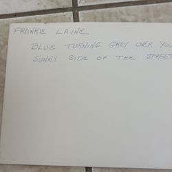 Mercury Records Frankie Lane Gold Picture Disc