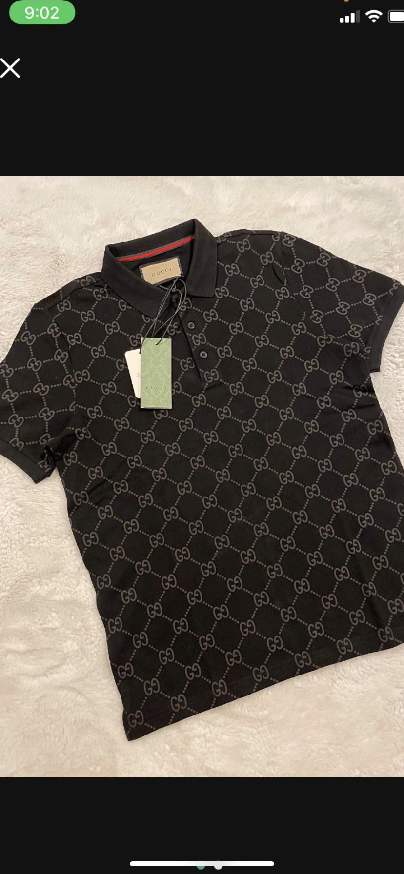 Authentic Gucci “Double GG Monogram” Polo