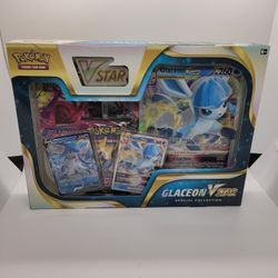 Glaceon Vstar Special Collection Pokemon Card Box